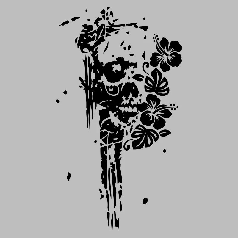 FLORAL SKULL