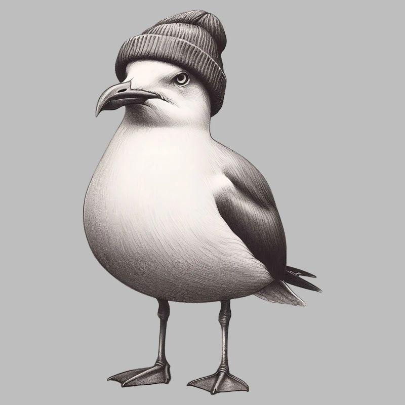 Finally Monday again - Moin Seagull with Beanie Hat
