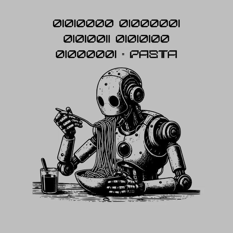 Binärer Pasta Code Robot