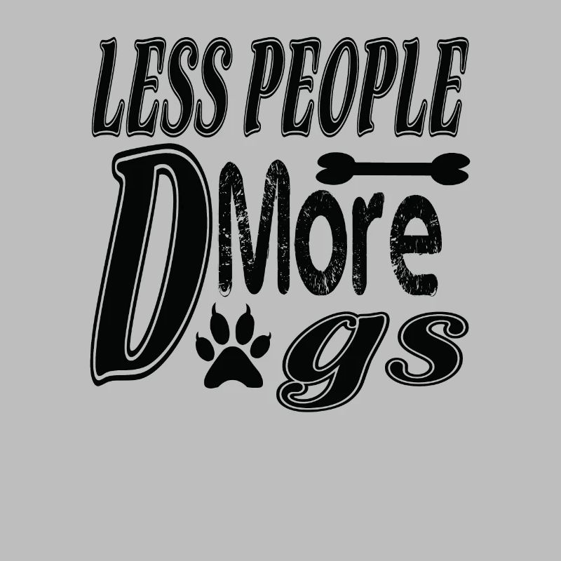 Moins de gens plus de chiens