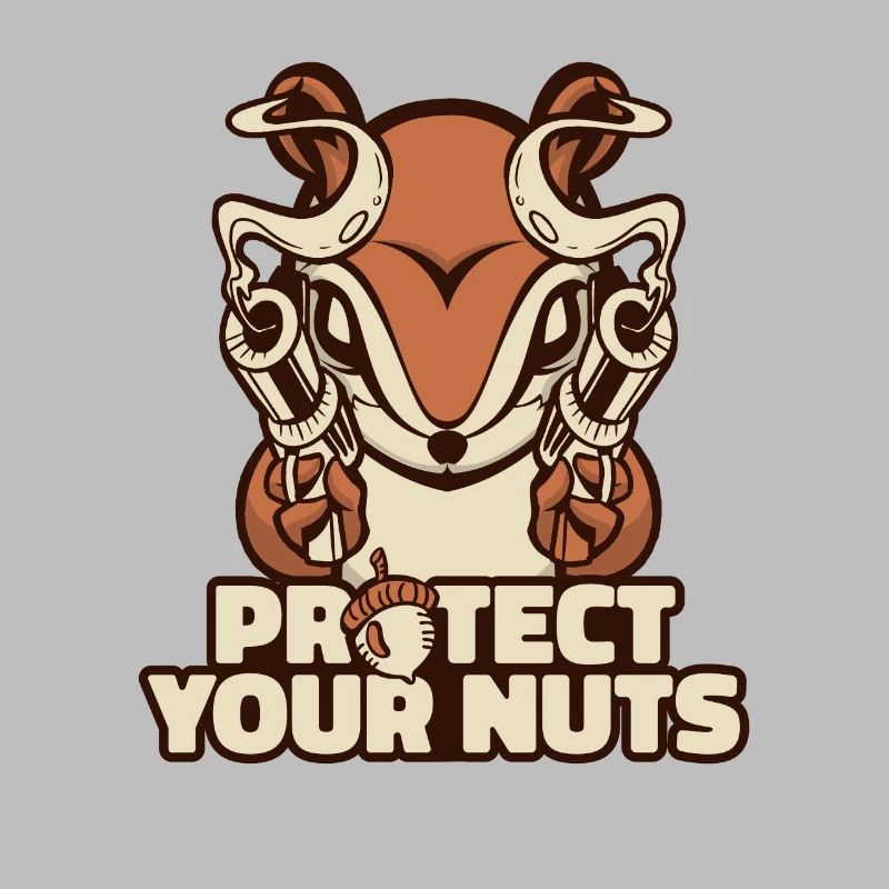 Protect Your Nuts Squirrel Fox Squirrel