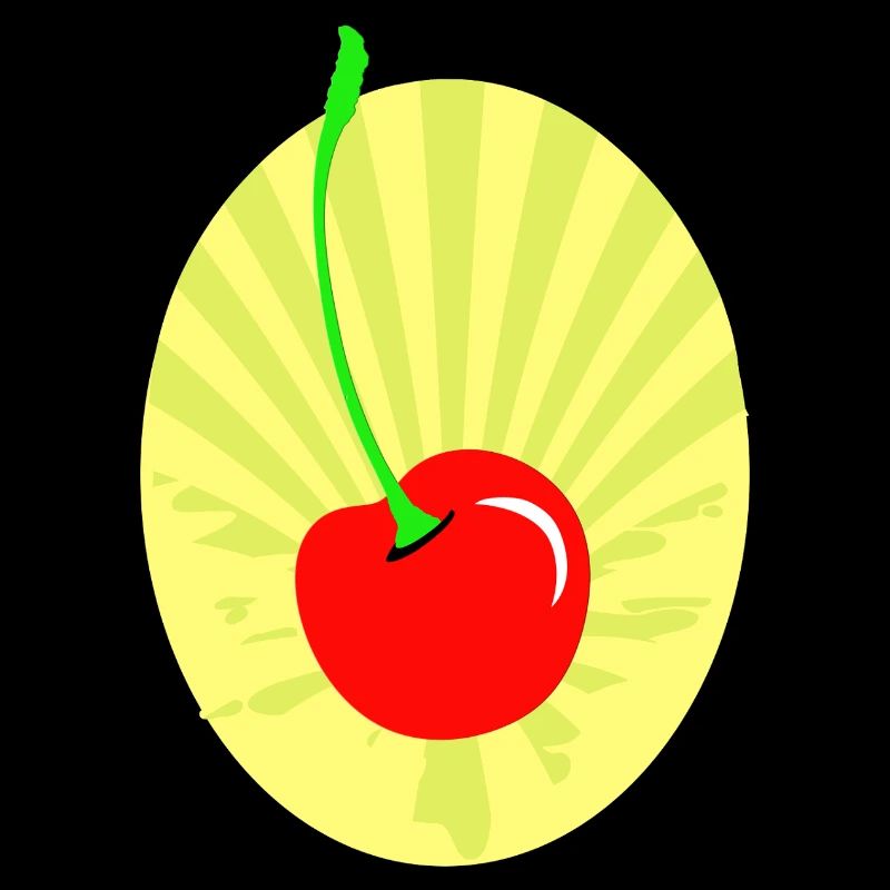 Cherry Rays Summer Comic Clip Art
