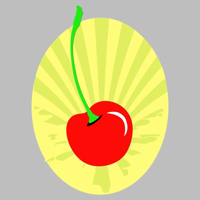 Cherry Rays Summer Comic Clip Art