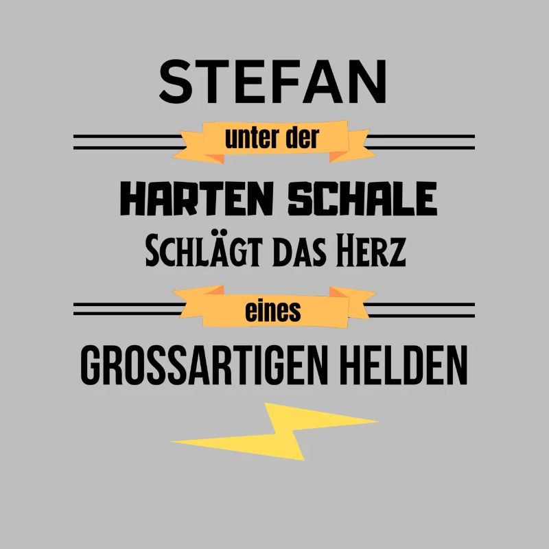 Stefan unter harte Schale eines Großartigen Helden