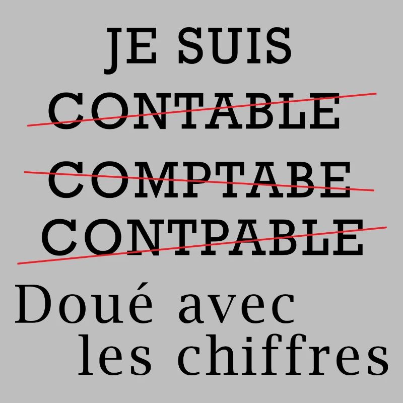 Je suis comptable - Doué en chiffre