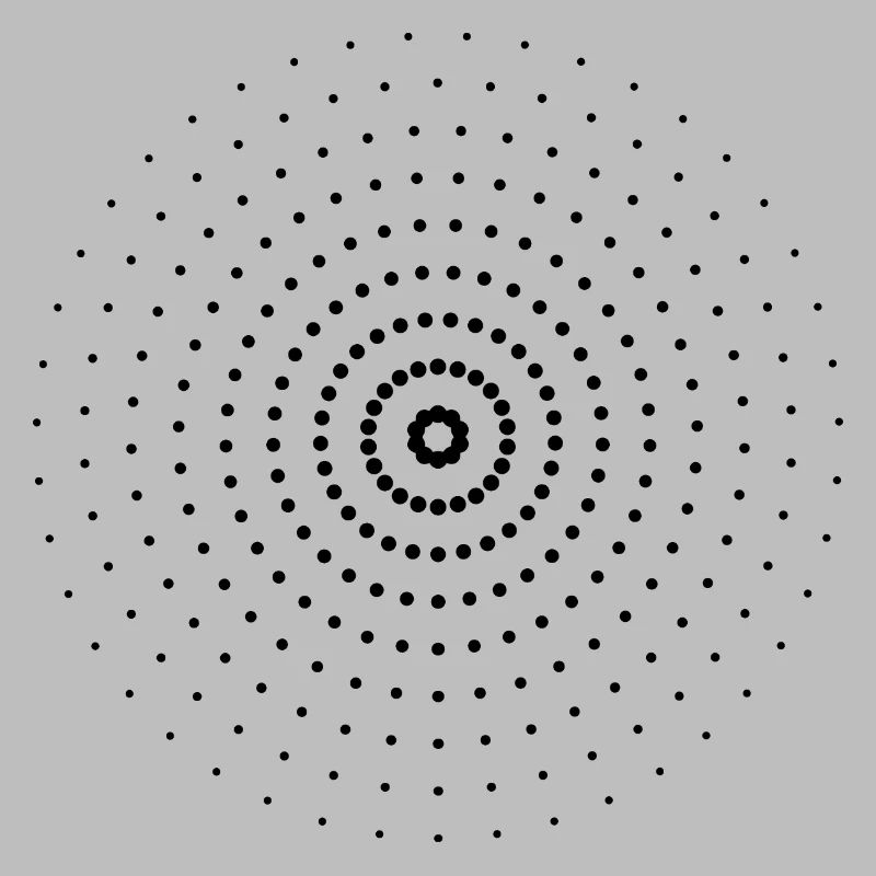 Blurry| Points | Black| gift idea