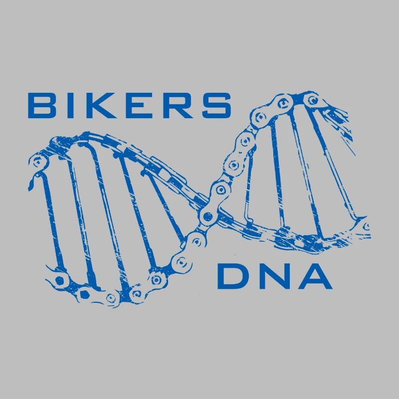 Bikers DNA Bicycle Gift