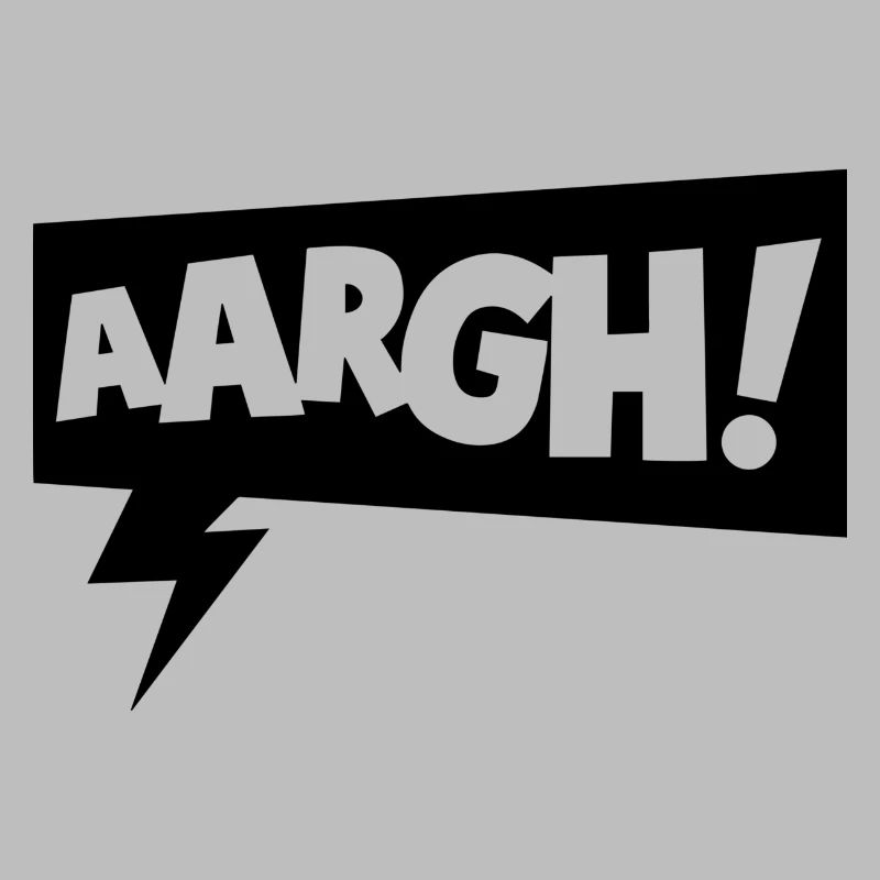 Speech bubble aaargh