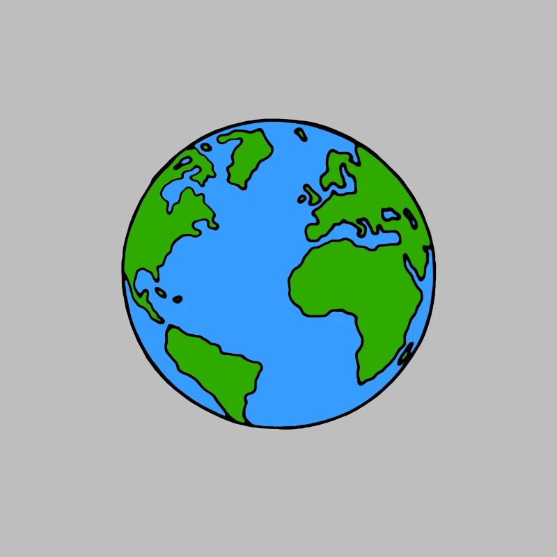 Globe terrestre, globe, dessin animé, idée cadeau