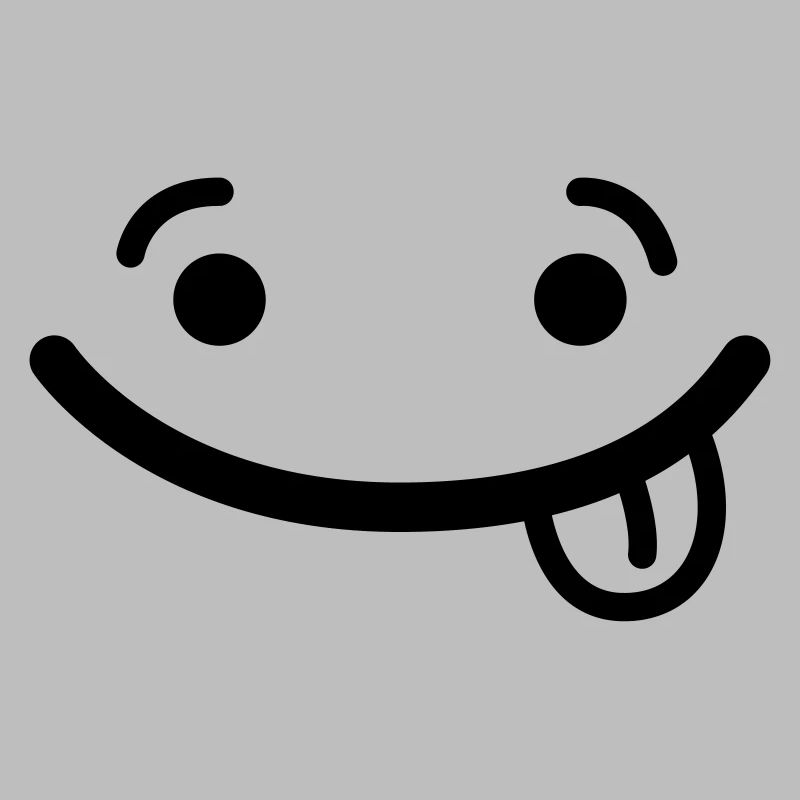 Smile Face Tongue Funny Funny Grimace