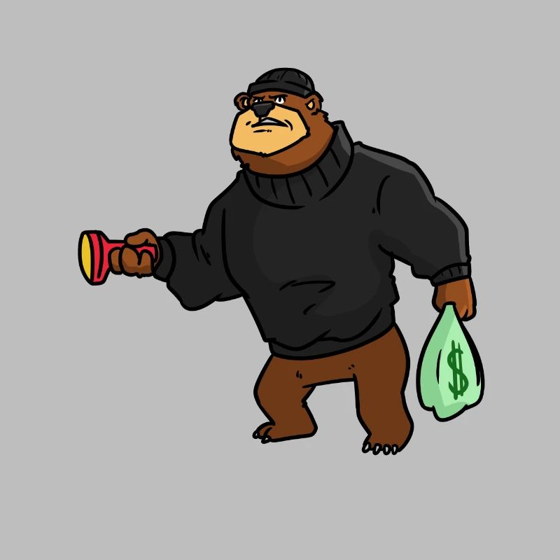 Robber Bear , Bär Räuber