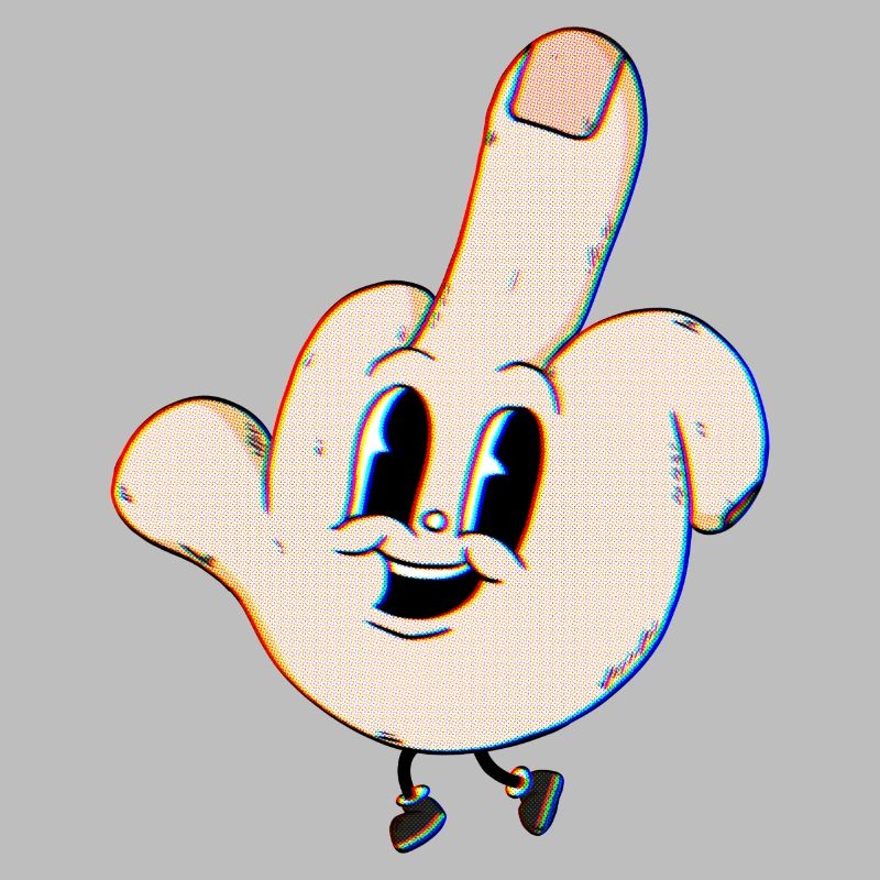 dancefly Mittelfinger