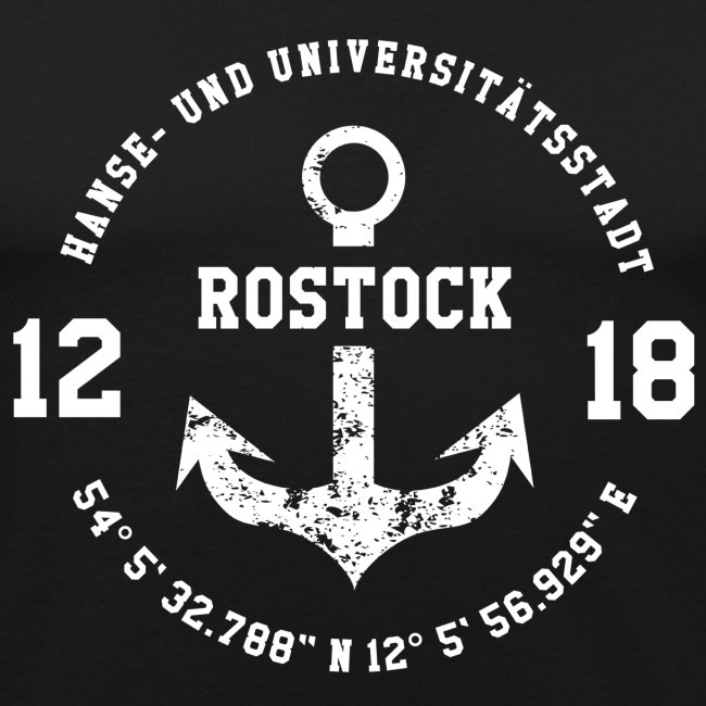 Hanse- und Universitätsstadt Rostock 1218 weiss