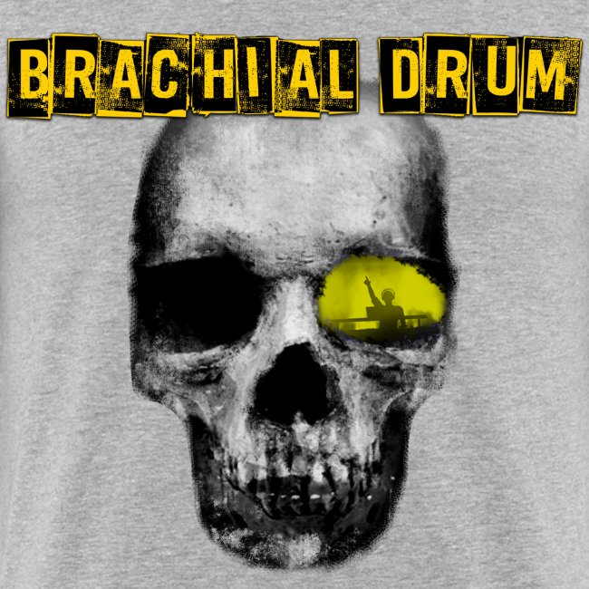 Brachial Drum Logo / Skull mit Schriftzug