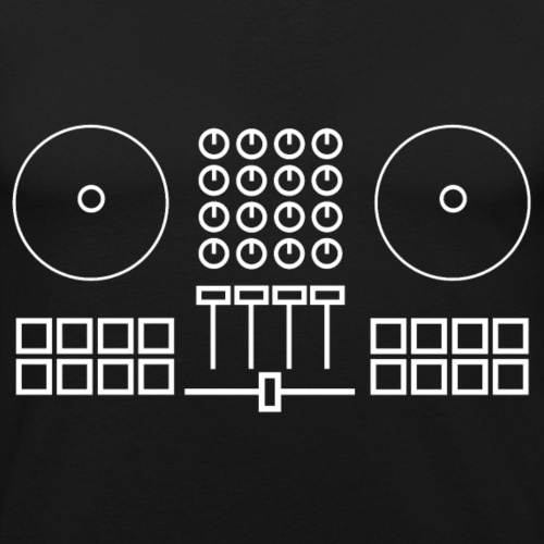 DJ Controller - Mannen slim fit T-shirt