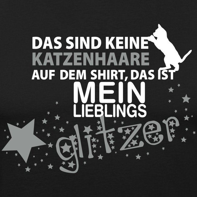 Glitzerkatze - Männer Slim Fit T-Shirt