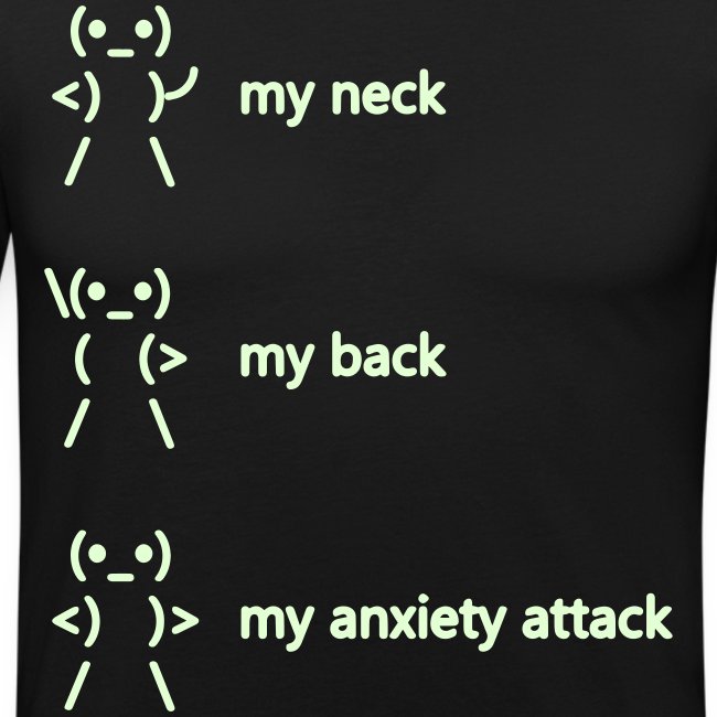 neck back anxiety attack