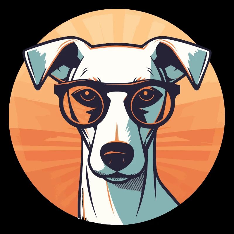 Dog with sunglasses