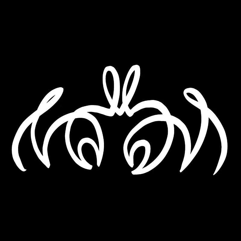 Crab Oneliner- white