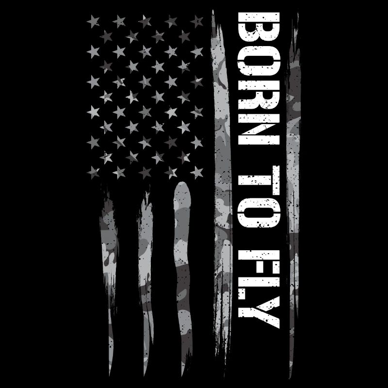 Born To Fly - Drapeau américain