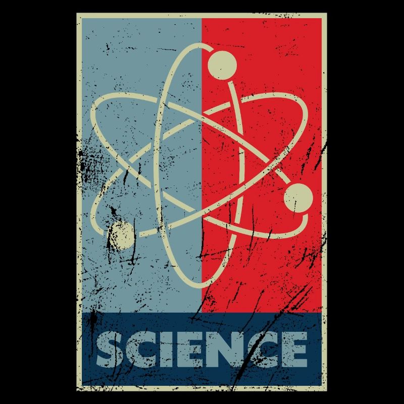 Science modèle atome rayé utilisé look