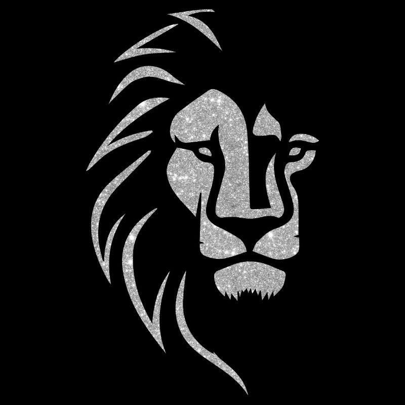 Silver Lion Head