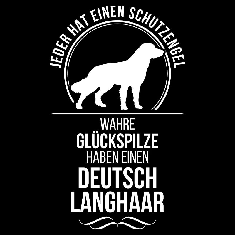DEUTSCH LANGHAAR Schutzengel Hunde Spruch Wilsigns