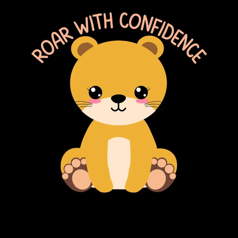 Motivation Kids Roar with confidence Positivity