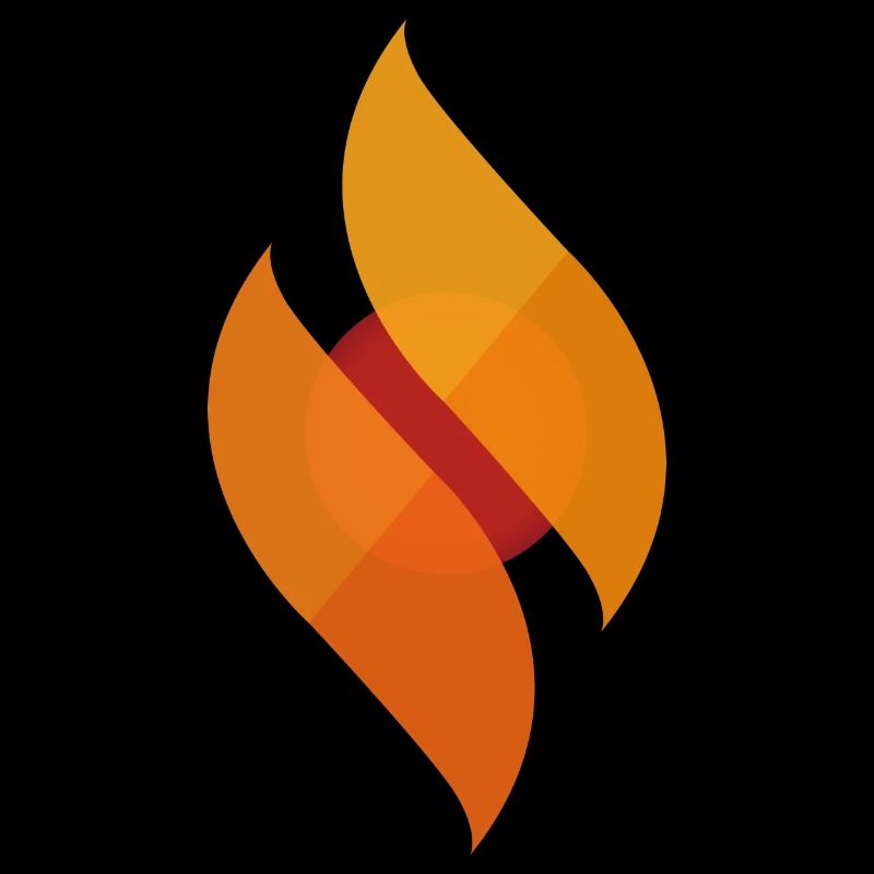 Flame, fire, dynamic design
