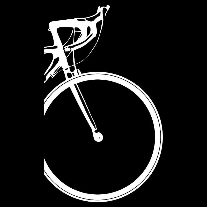 Course cycliste vélo avant vélo sur route vélo