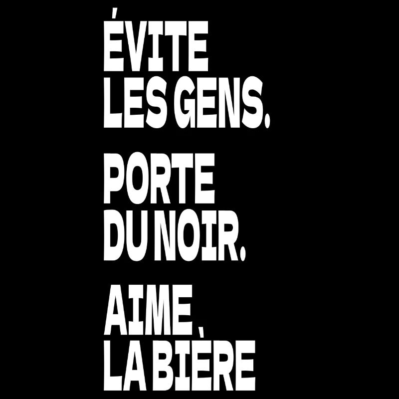 évite les gens