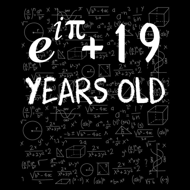 18th birthday 18 years old Euler Identity math