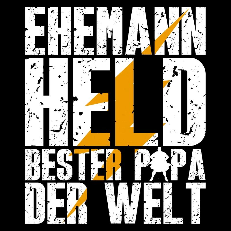 Ehemann Held Bester Papa Der Welt Vater