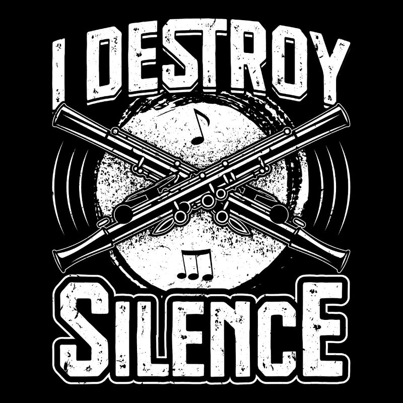  Piccolo I destroy silence Musician Instrument