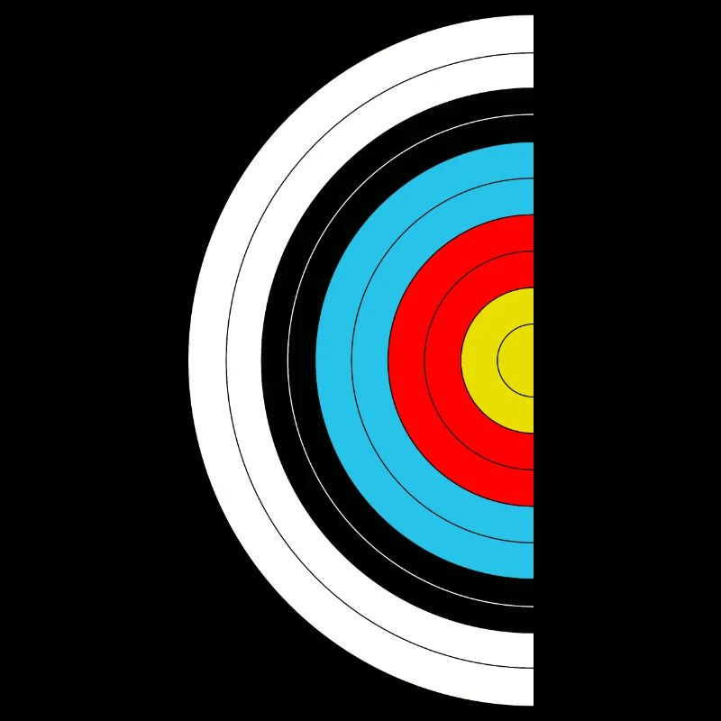 half target of archery