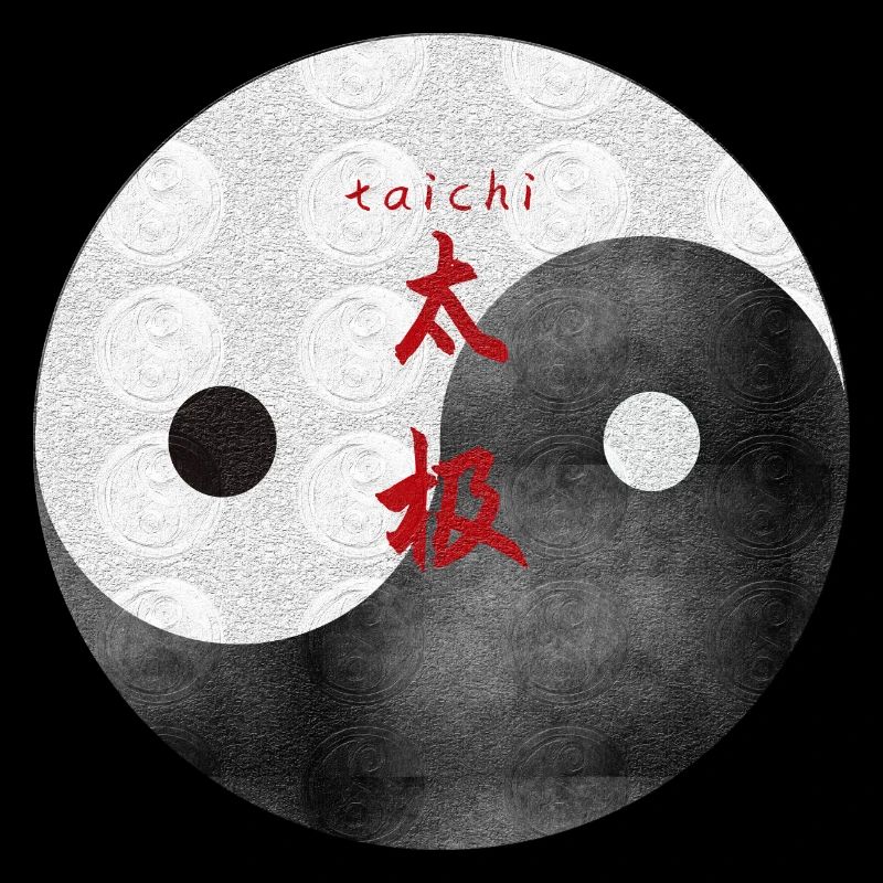 Geschenk elegantes Design Taichi-Motiv