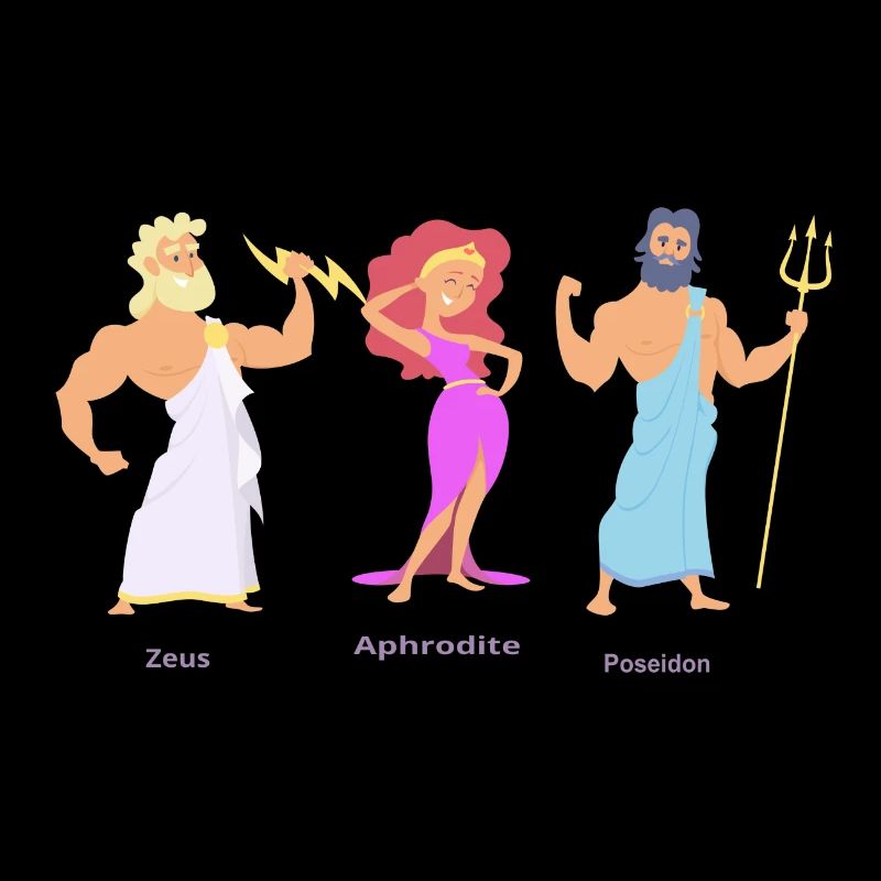 ZEUS APHRODITE POSEIDON