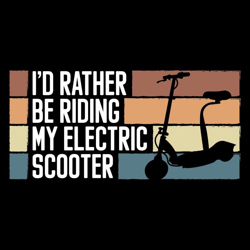 Rollerfahrer E-Roller Hybrid