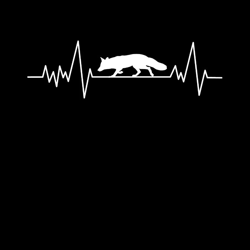 Herzschlag Wolf Puls Fuchs EKG Geschenk Mann