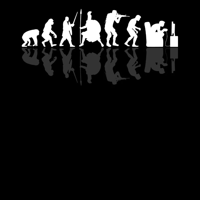 Gamer Evolution Zocker Entwicklung Gaming