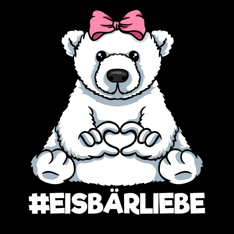 Eisbär Liebe Ice Bear Mama Herz