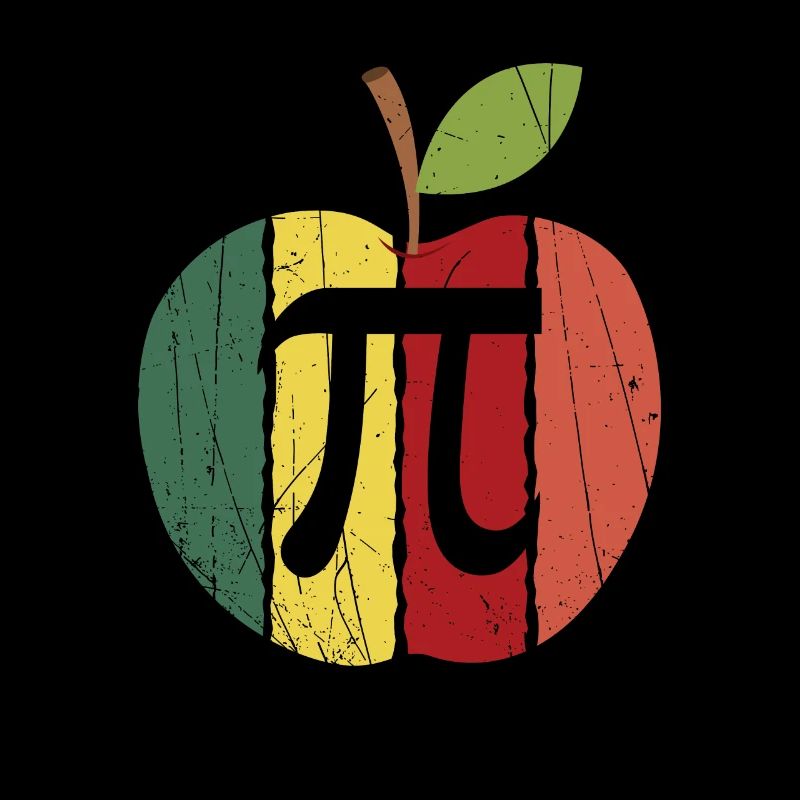 Cool Vintage Applie Pie Pi Pun Retro Bakers gift