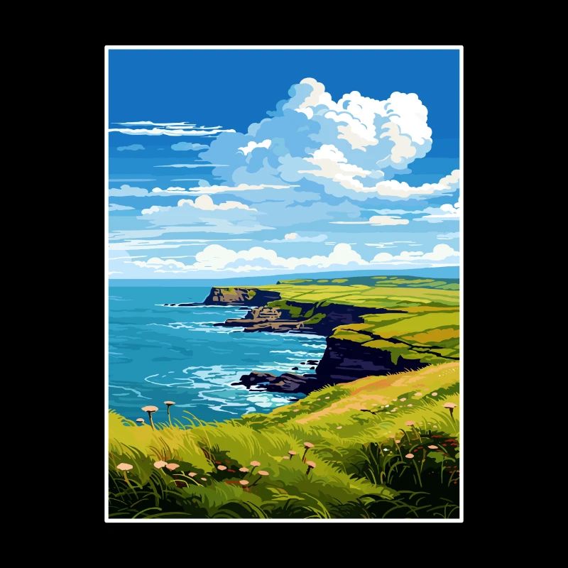 Das Lizard Peninsula Cornwall Reiseposter