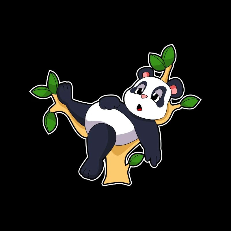 Panda auf Baum