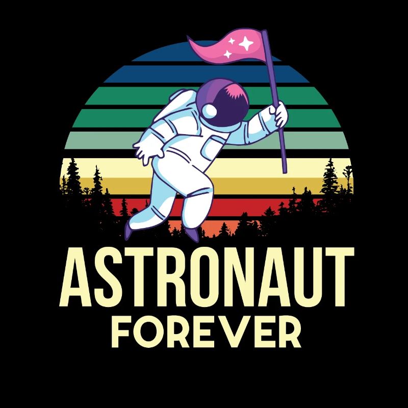 Space Astronaut Retro Planet Solar System Gal