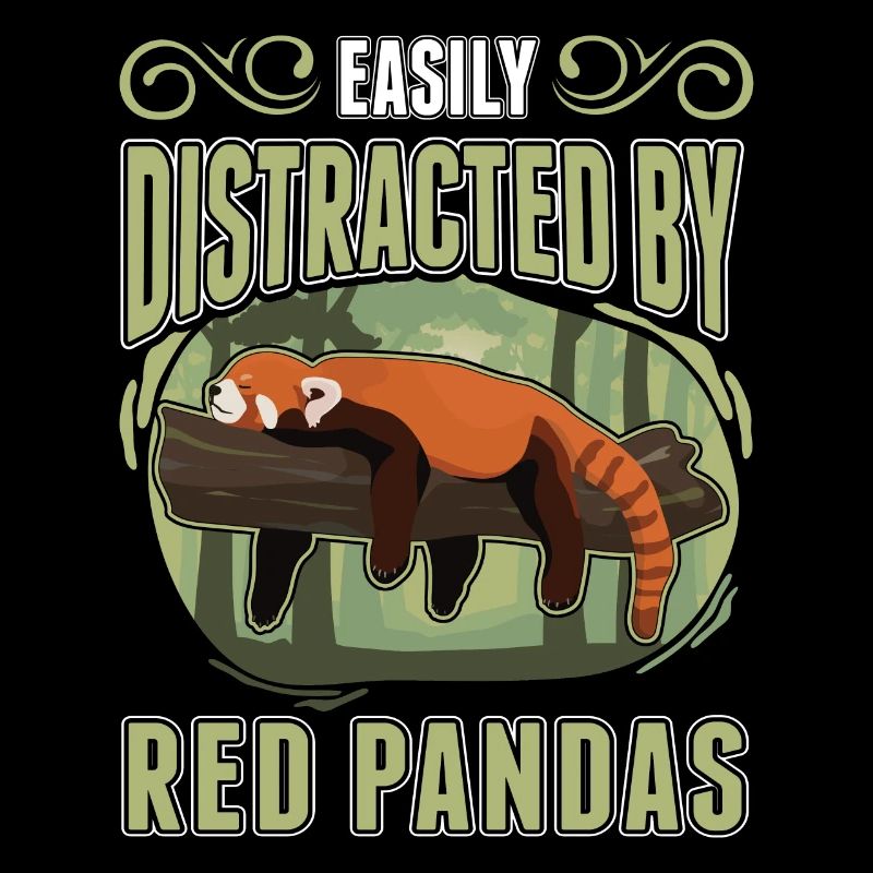 Facilement distrait par les pandas roux Roter Panda