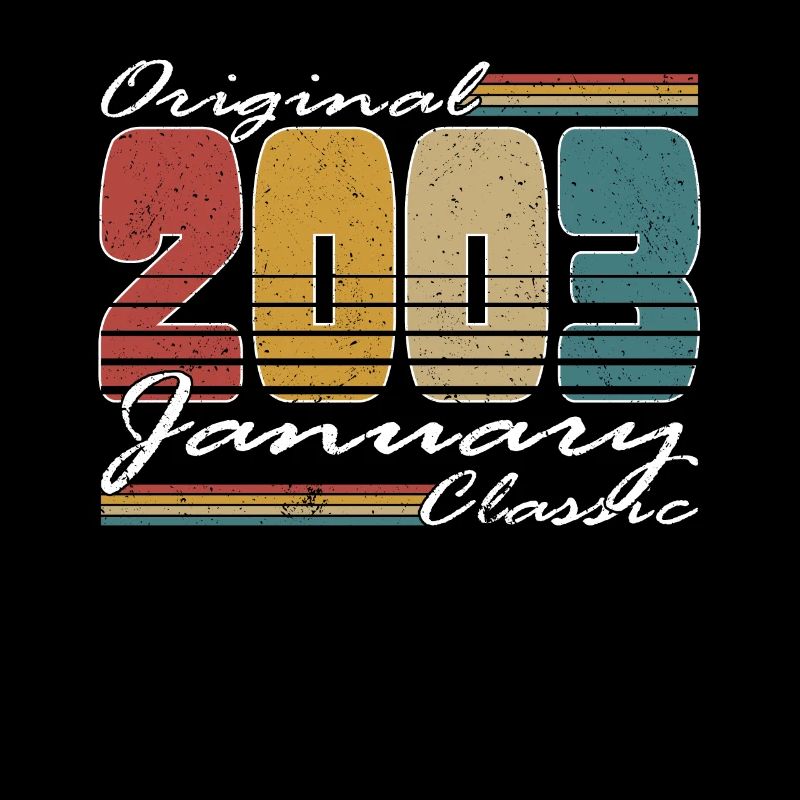 20e anniversaire Né en janvier 2003 Original 2003