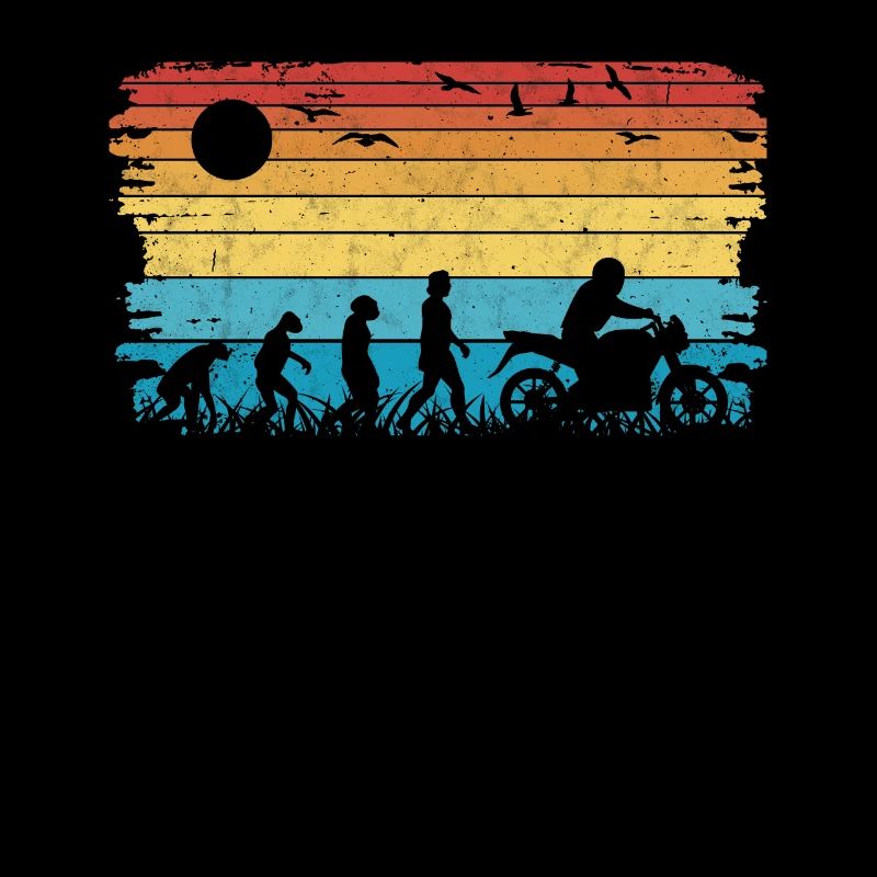 Motorcyclist Evolution Motorcycle Biker