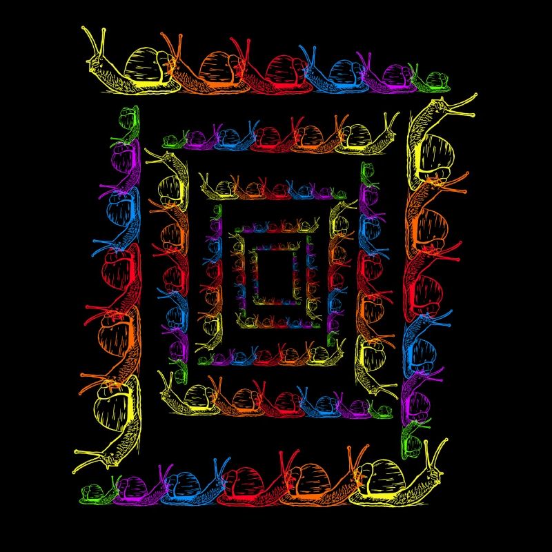 Rainbow Snails LGBT Snail Shell