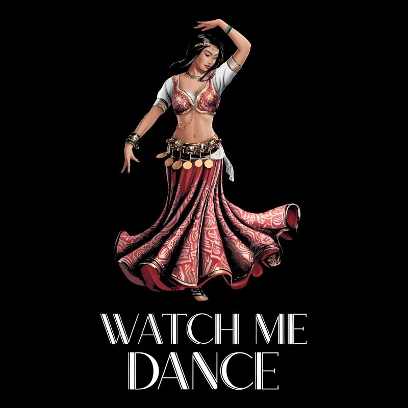 Danseuse orientale regarde-moi danser